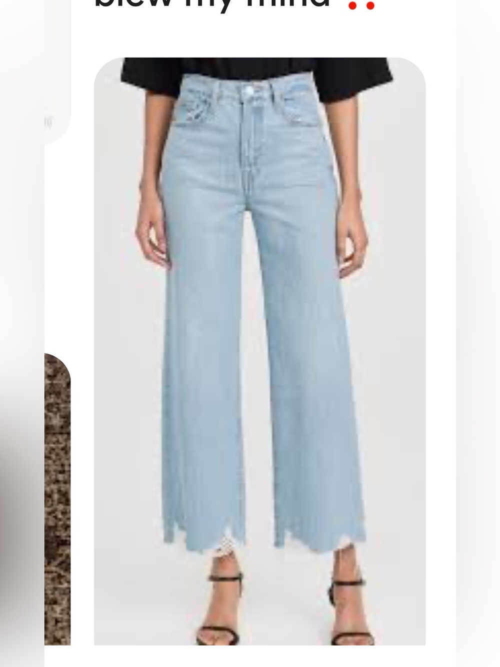 Frame Le Jane Wide leg Crop